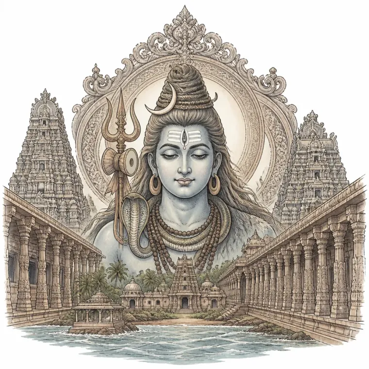 Ramanathaswamy mandir, Rameswaram